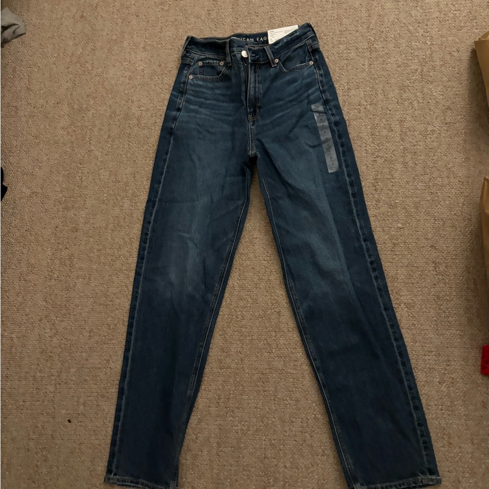 Brand new american eagle high rise baggy straight